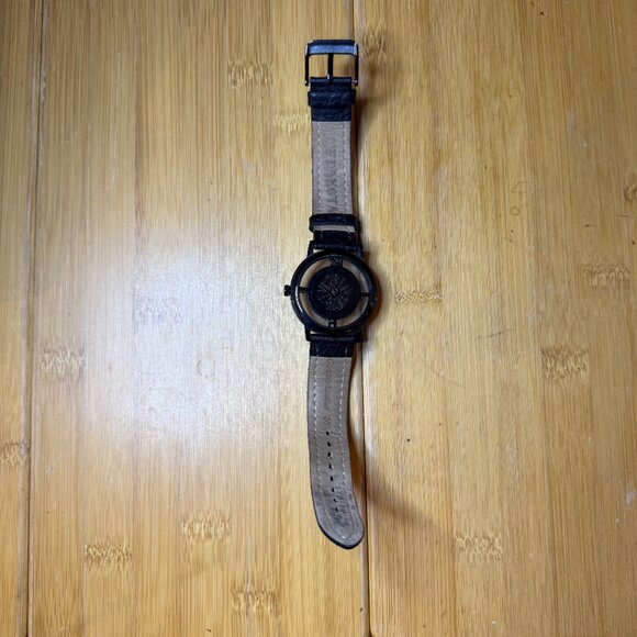 Stuhrling Original Cathedral Black Quartz Skeleton Watch 388G2.SET.04, 40mm - Picture 4 of 5